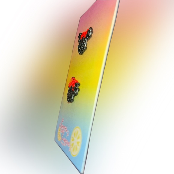 NWT GrandmaMia’s Handcrafted Mini Mouse Inspired Glass Bead Stud Earrings - Picture 3 of 5